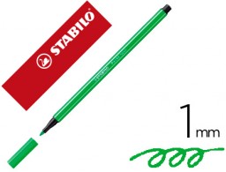 Rotulador acuarelable Stabilo Pen 68 tinta verde neón